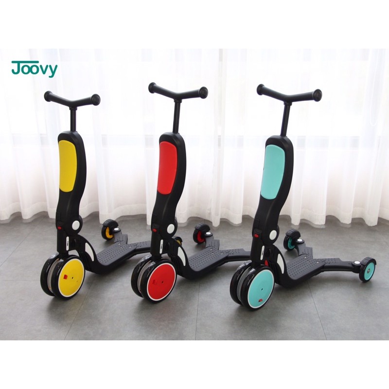 Xe chòi chân - Xe 3 bánh – xe cân bằng kiêm Scooter Joovy đa năng 5 trong 1 chính hãng