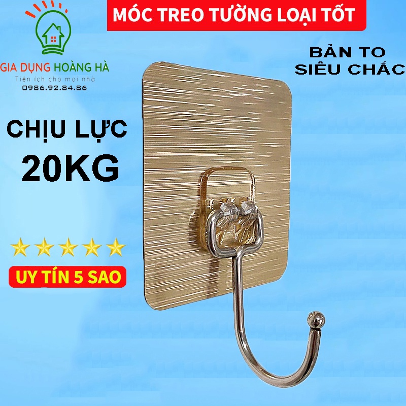 SIÊU DÁN, Móc Dán, Dính Tường Chịu Lực Inox 304 Chịu Lực 20kg - Treo Thớt, Trậu, Nồi Liêu Xong Chảo, Treo Đồ Đa Năng