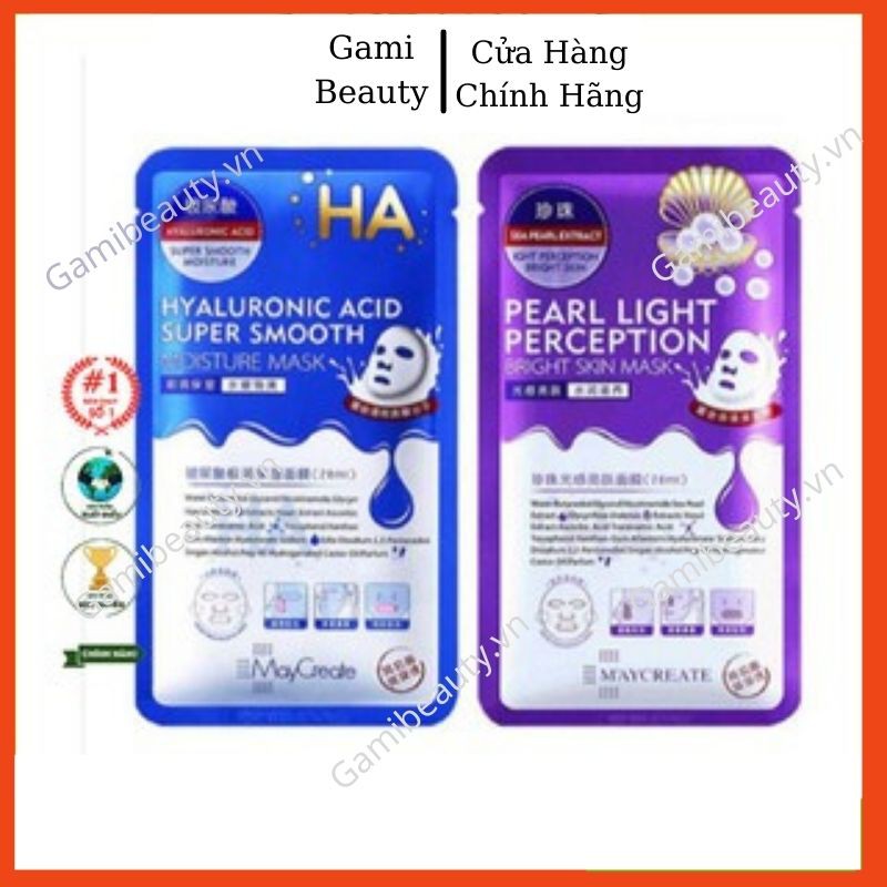 Mặt Nạ HA Xanh Tím Dưỡng Da Cấp Ẩm Trắng Da Giúp Giảm Mụn Để Có Làn Da Tươi Sáng Mịn Màng | BigBuy360 - bigbuy360.vn