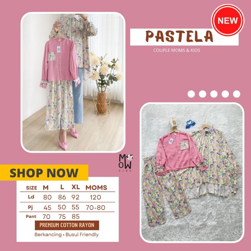 Mowmow Bộ Đồ Đôi Họa Tiết Rayon Motif Mới Nhất Dành Cho Mẹ Và Con Gái