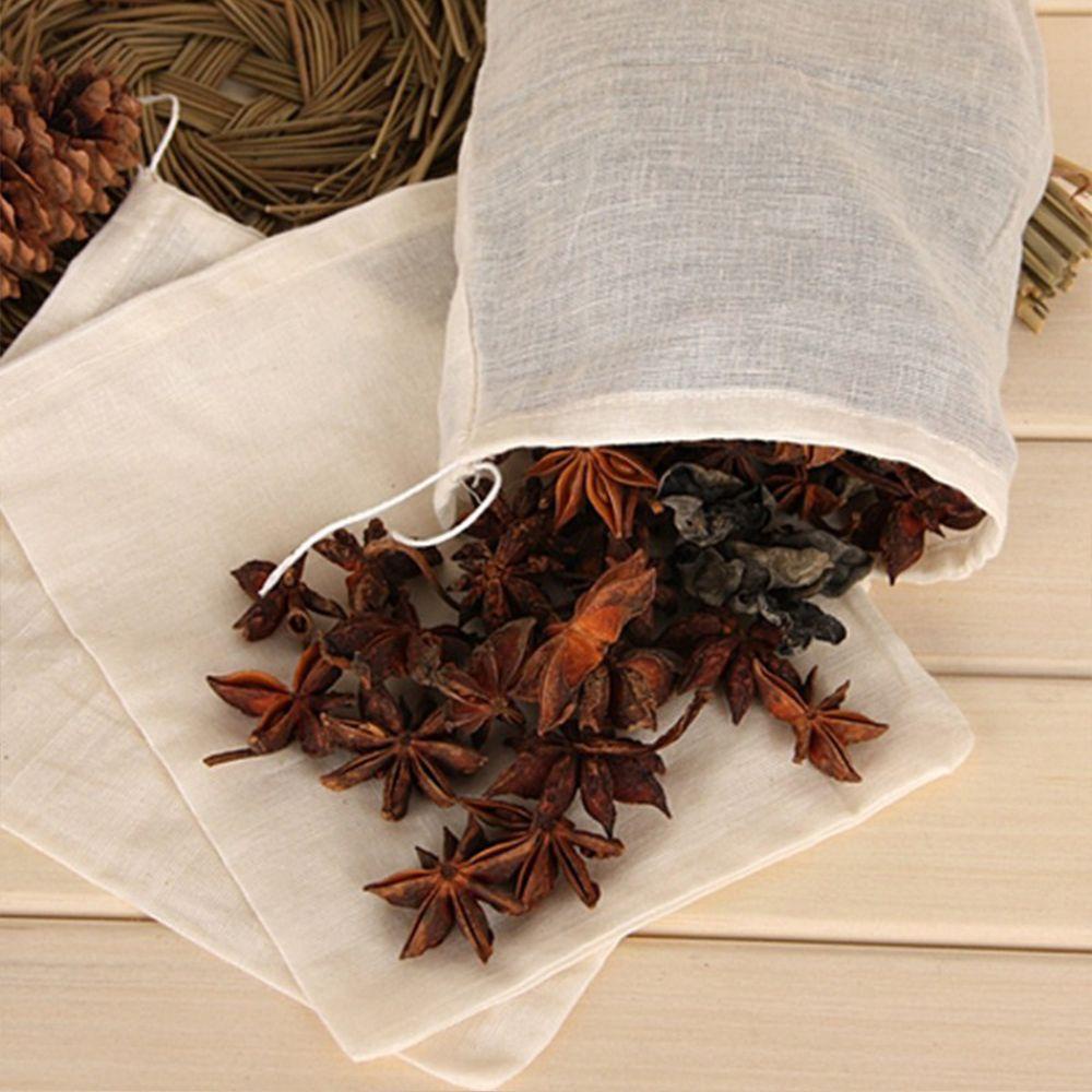 KUNHEV Set 1 / 3 / 5 Túi Lọc Sữa Hạt / Thực Phẩm Bằng Cotton Tái Sử Dụng Được