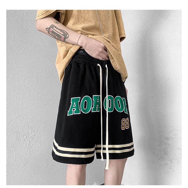 Quần Short ONEZ hình thuê Basic nam nữ mùa hè phong cách đường phố Hàn Quốc Ulzzang SV2