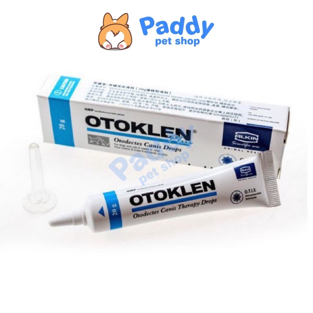 Nhỏ Tai Cho Chó Alkin Otoklen 20ml