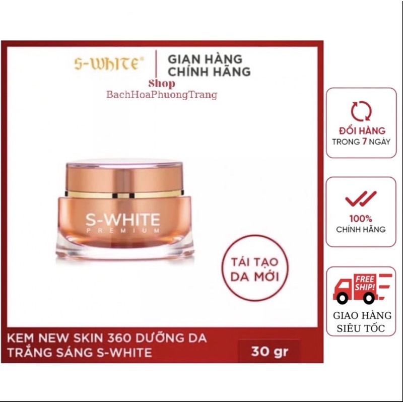 KEM NEW SKIN 360 dưỡng trắng sáng da (hạn sử dụng 2025)