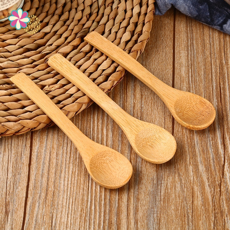 Muỗng Gỗ Tre Múc Cà Phê/Trà 12.8x3cm Cho Nhà Bếp