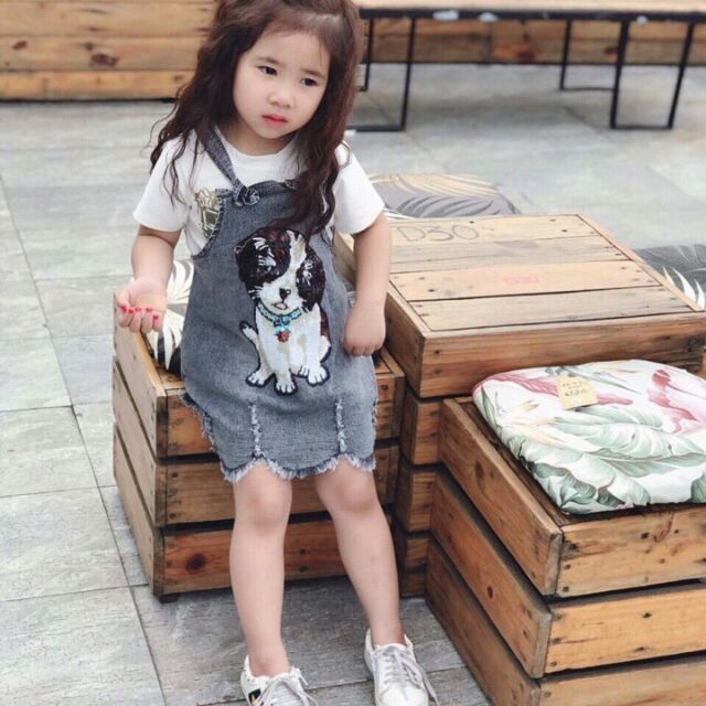 Yếm bò bé gái hàng vnxk