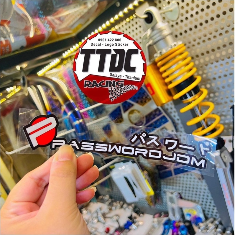 Tem Logo Sticker Japan nổi trên mọi nền màu cực đẹp 🇮🇹✌