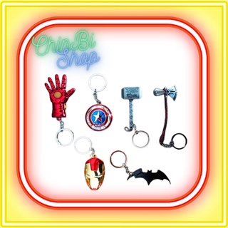 Móc khoá Marvel kèm dây da