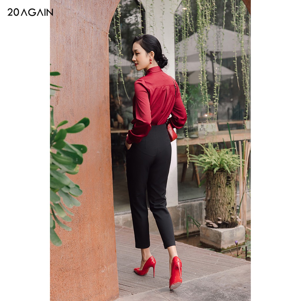 Quần baggy nữ 92WEAR đủ màu, đủ size, cạp liền ly QGA1084