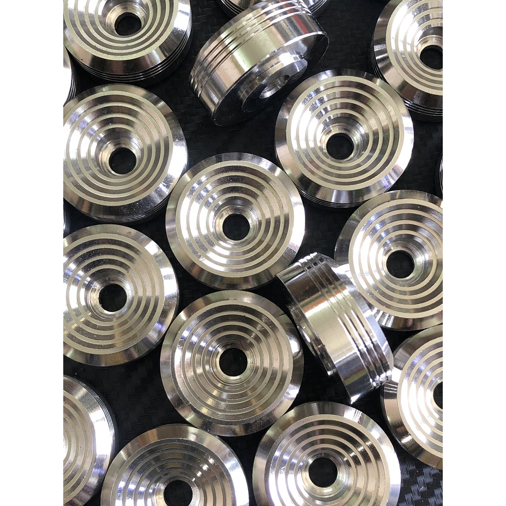 [HÌNH THẬT] Gù tay lái xoắn thái Inox 304 kèm ốc TITAN GR5 (bao gồm phụ kiện)