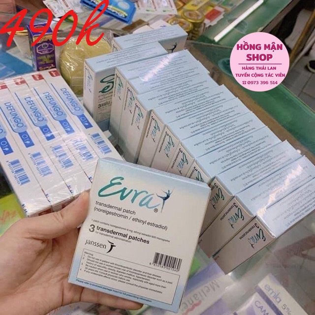 MIẾNG DÁN TRÁNH THAI Evra Thái Lan
