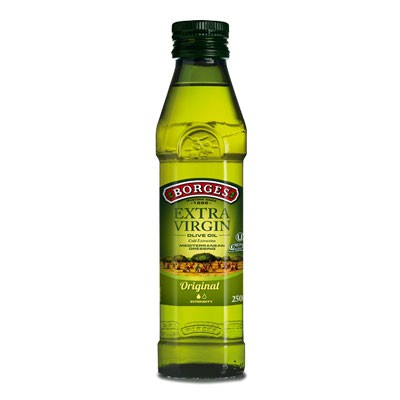 Dầu ôliu nguyên chất 100% Extra Virgin Olive Oil Hiệu BORGES 250 ml mã 0050