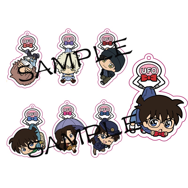 ( GẮP TREO ) Móc khóa DETECTIVE CONAN Thám Tứ Lừng Danh in hình anime chibi Mica trong acrylic