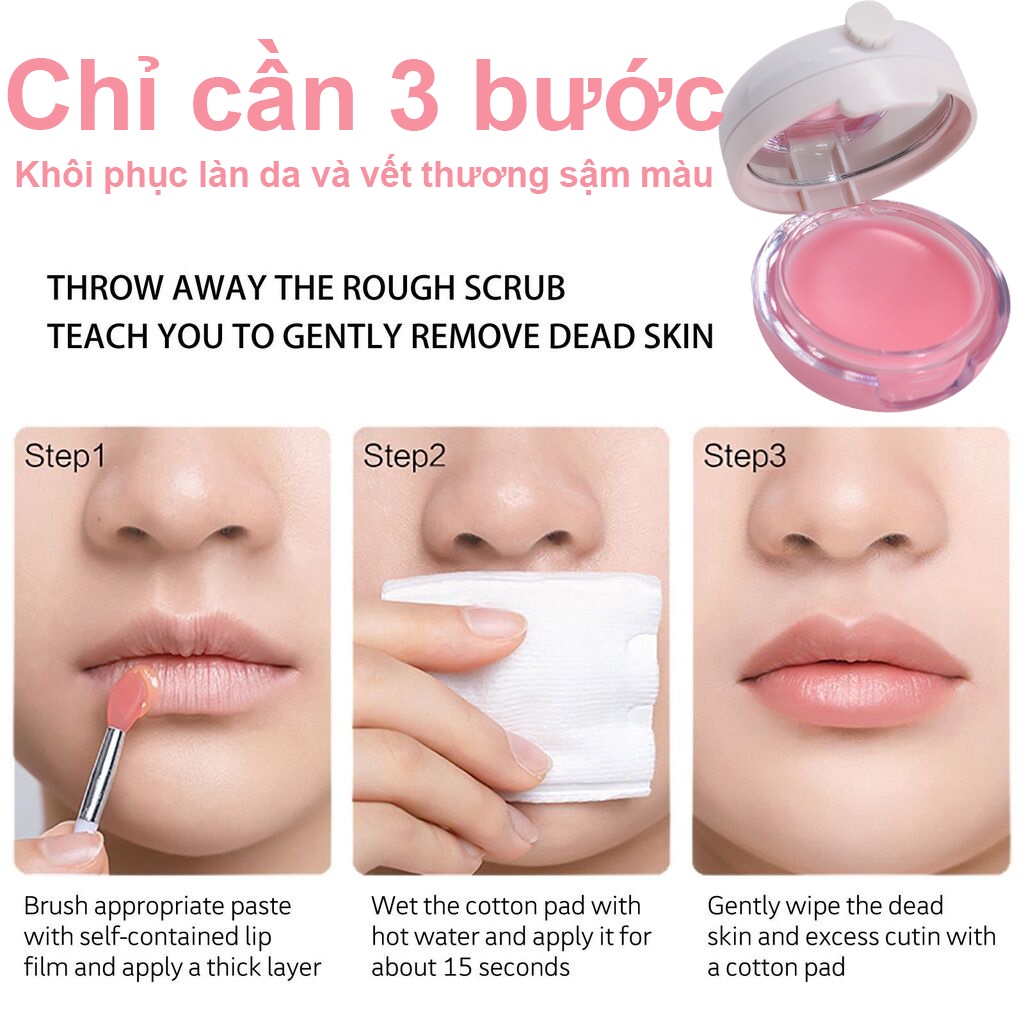 Kem làm hồng môi kem dưỡng môi mềm mại chăm sóc môi dưỡng môi mịn màng dưỡng ẩm sâu phục hồi môi nứt nẻ ngăn ngừa nứt