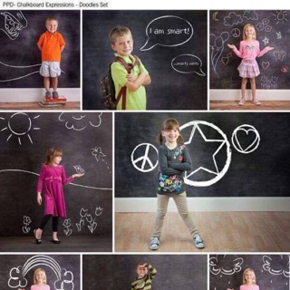 Decal bảng phấn dán tường