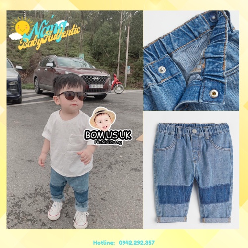Quần jeans bé trai từ 9 tháng - 4 tuổi