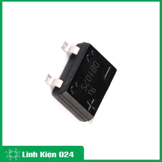 Bộ 5 con diode cầu 1A DB107 chân cắm chân dán