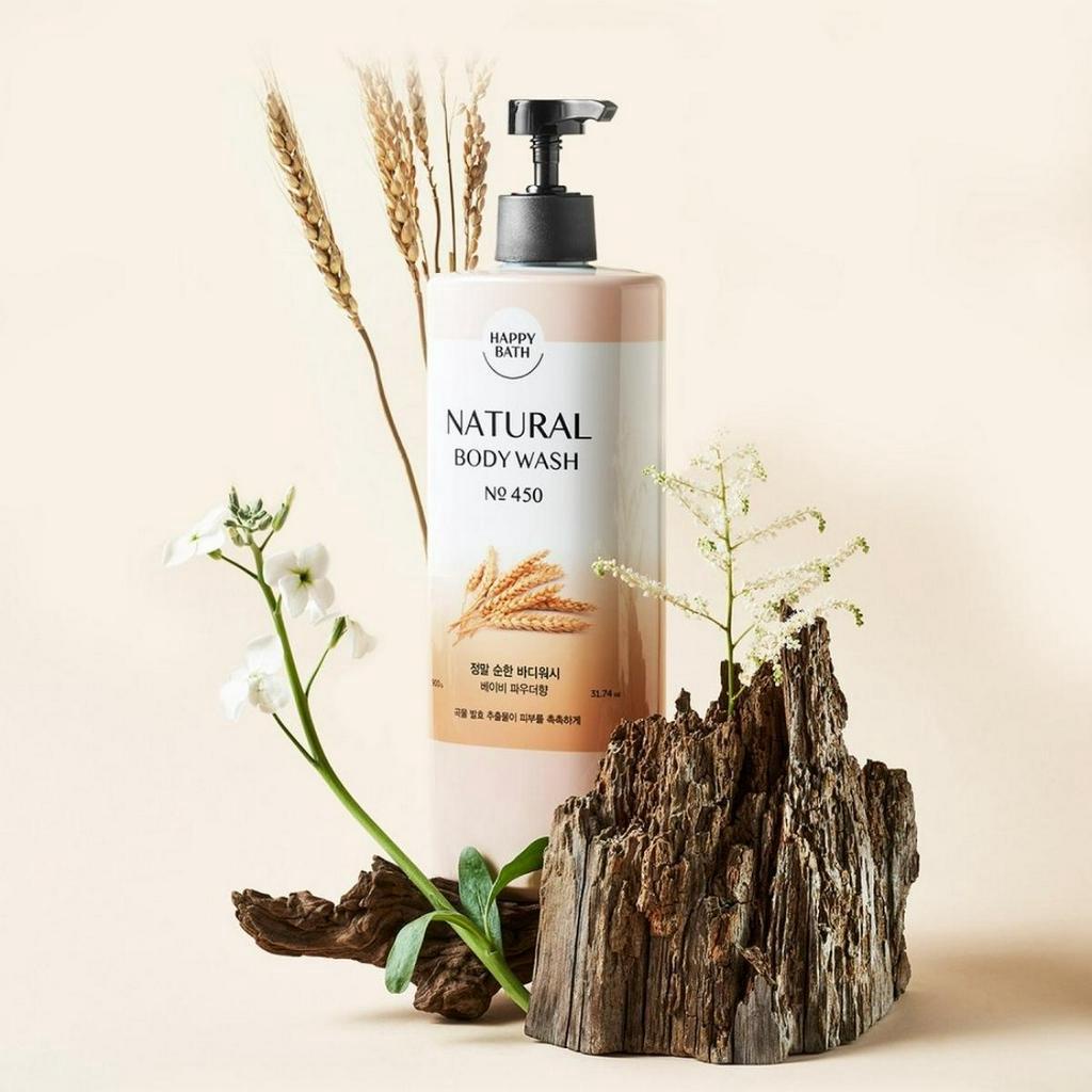 Sữa Tắm Happy Bath Natural Real Mild 900gr