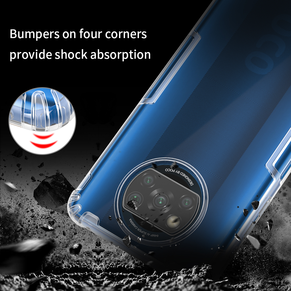 Ốp Điện Thoại NILLKIN Bằng TPU Dẻo Trong Suốt Cho Xiaomi Poco X3 Pro / X3 NFC