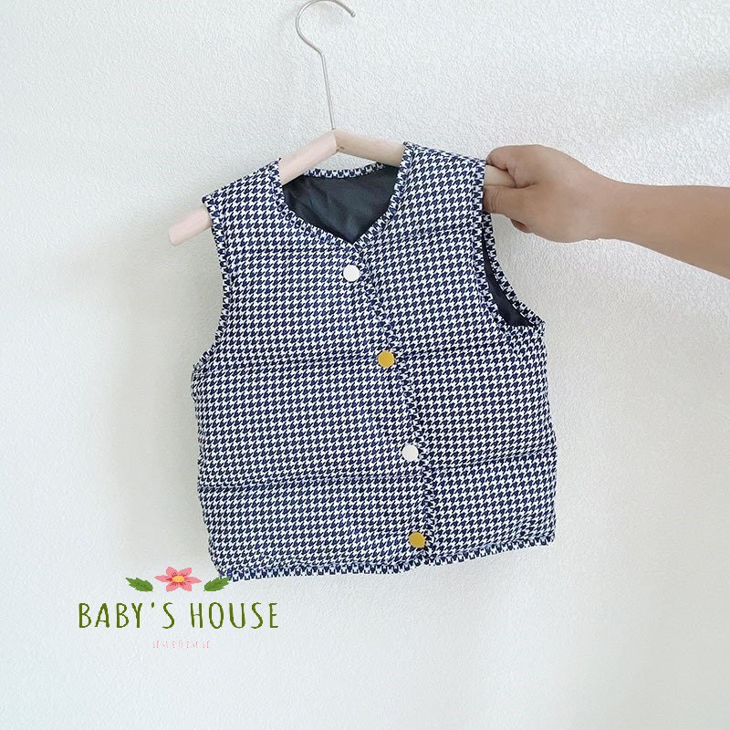 Áo phao gile lông vũ siêu nhẹ họa tiết đáng yêu cho bé AK03 - Baby House