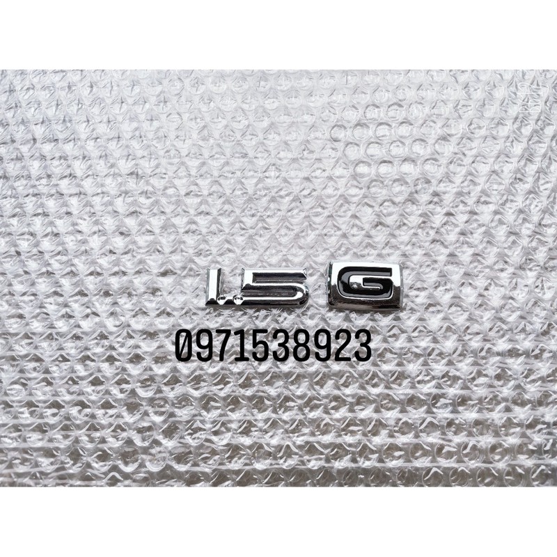 Logo chữ nổi TOYOTA VIOS 1.5 G dán thân xe