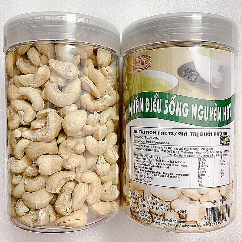 Hạt điều Bình Phước nhiều loại