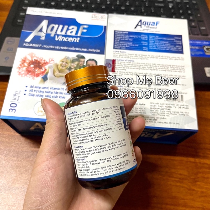 Canxi Aquaf Vincent cho bà bầu, trước và sau sinh, người già và trẻ em