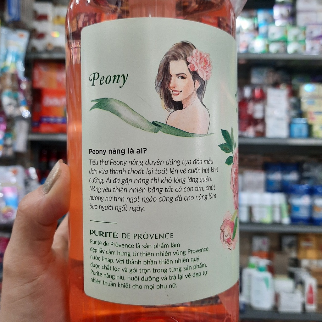 Sữa Tắm Thiên Nhiên Purité Hoa Mẫu Đơn 850ml