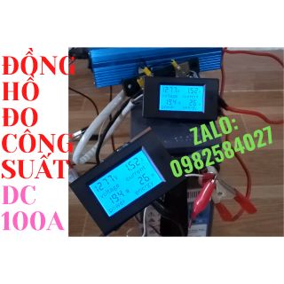 Vôn kế DC đồng hồ đo công suất DC 100a