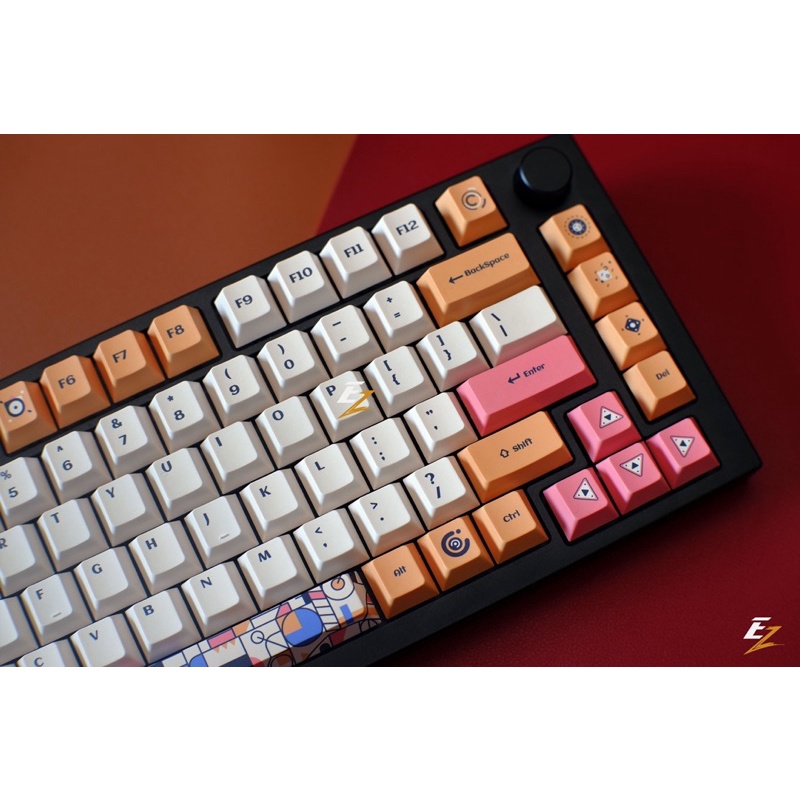 Set keycap pbt chery DAKG chính hãng 128 phím cho bàn phím cơ