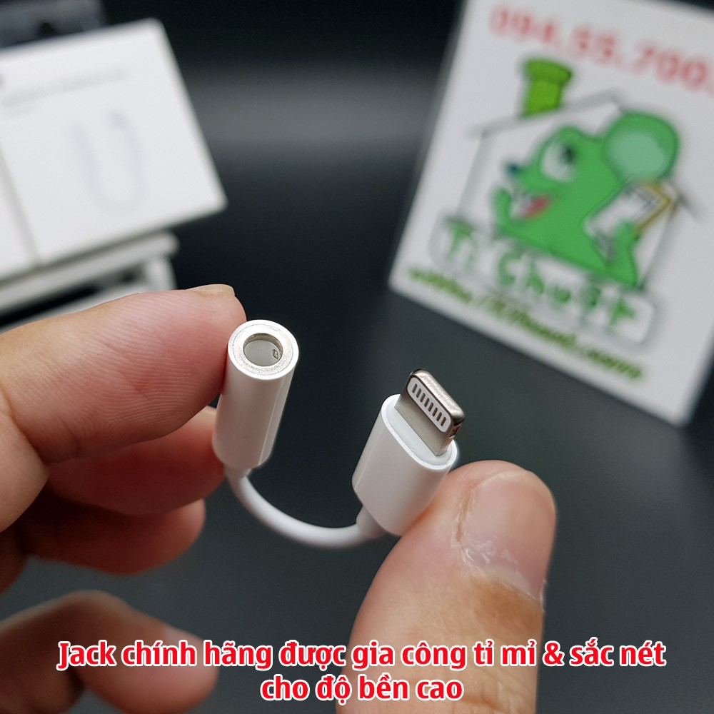 [Chính hãng] Jack chuyển Lightning qua Tai Nghe 3.5mm iPhone 11 12/ X/ XS Max/ 7/ 8 Plus ZIN