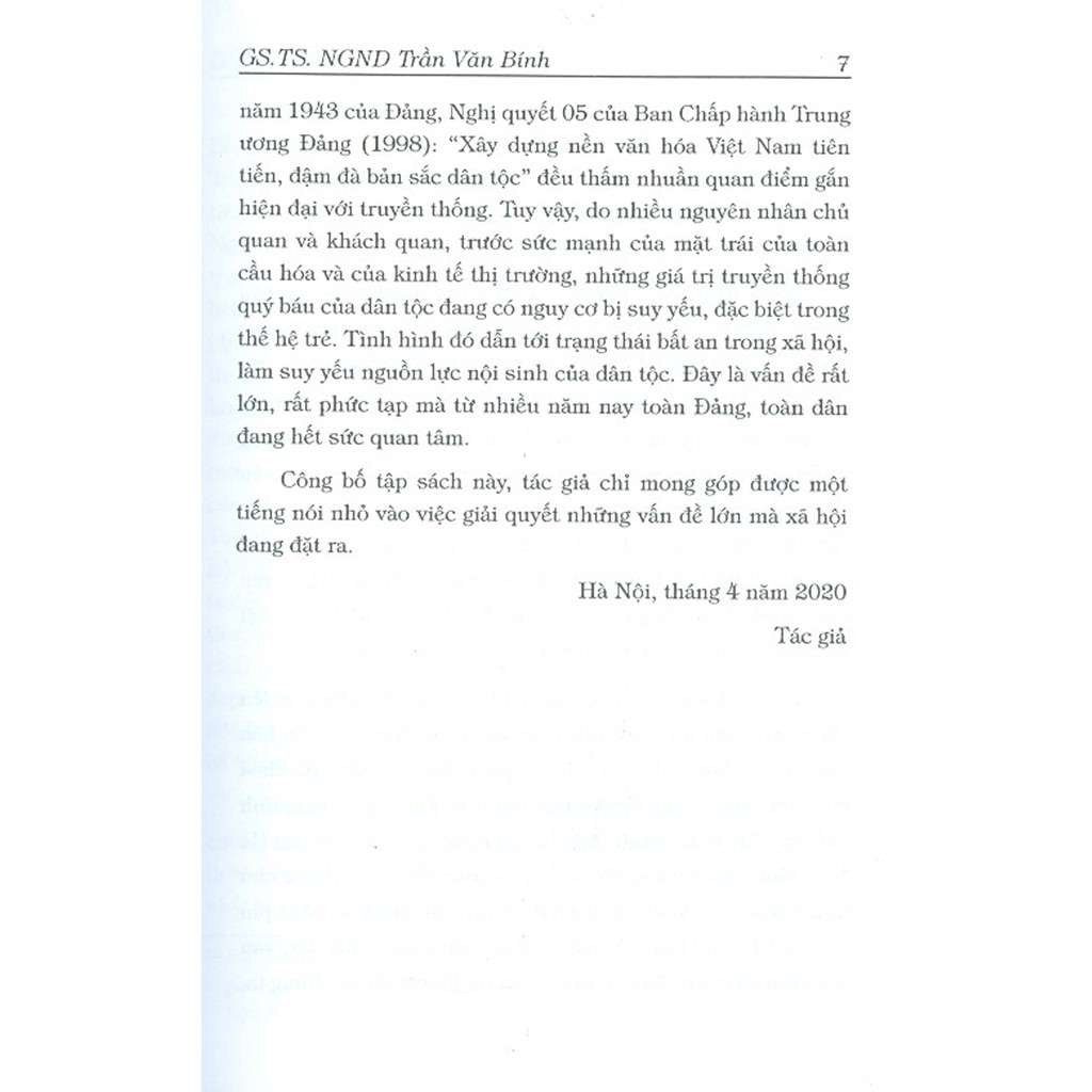 Sách - Vì Một Nền Văn Hóa Dân Tộc, Hiện Đại (Mấy Vấn Đề Cấp Thiết Trong Sự Nghiệp Xây Dựng Và Phát Triển Văn Hóa...) | BigBuy360 - bigbuy360.vn
