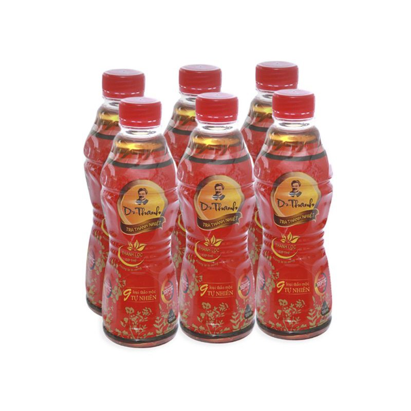 BÁN LẺ _ Lốc 6 chai trà thanh nhiệt Dr. Thanh 330ml