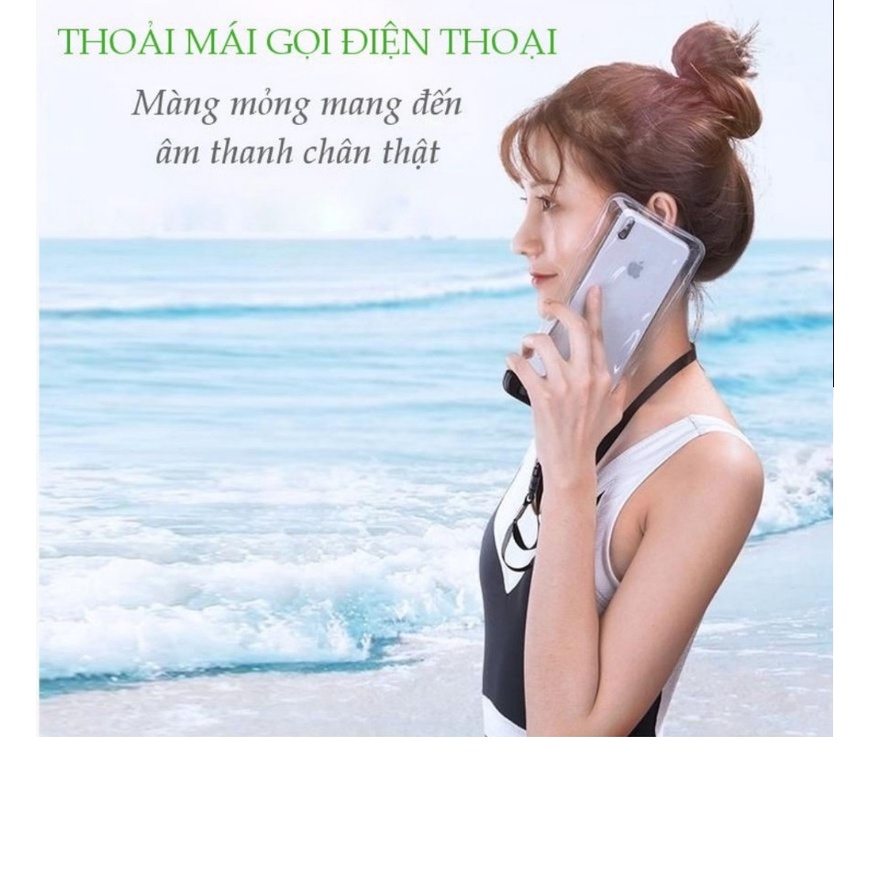 Túi đựng điện thoại chống nước tiêu chuẩn IPX 8 độ sâu 20m trong suốt cho màn hình từ 4&quot; đến 6.5 &quot; cao cấp  Ugreen 50919