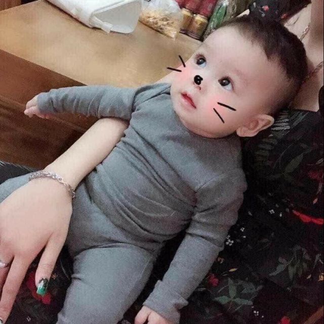 Bộ quần áo cho bé trai bé gái 3 bộ 100k nhé mom