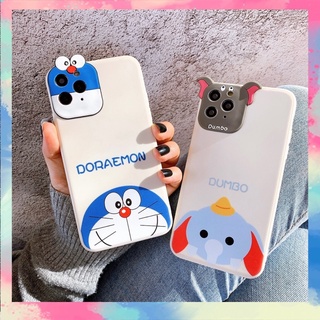 Ốp lưng silicon full dòng bảo vệ camera doraemon x voi dumbo-g032
