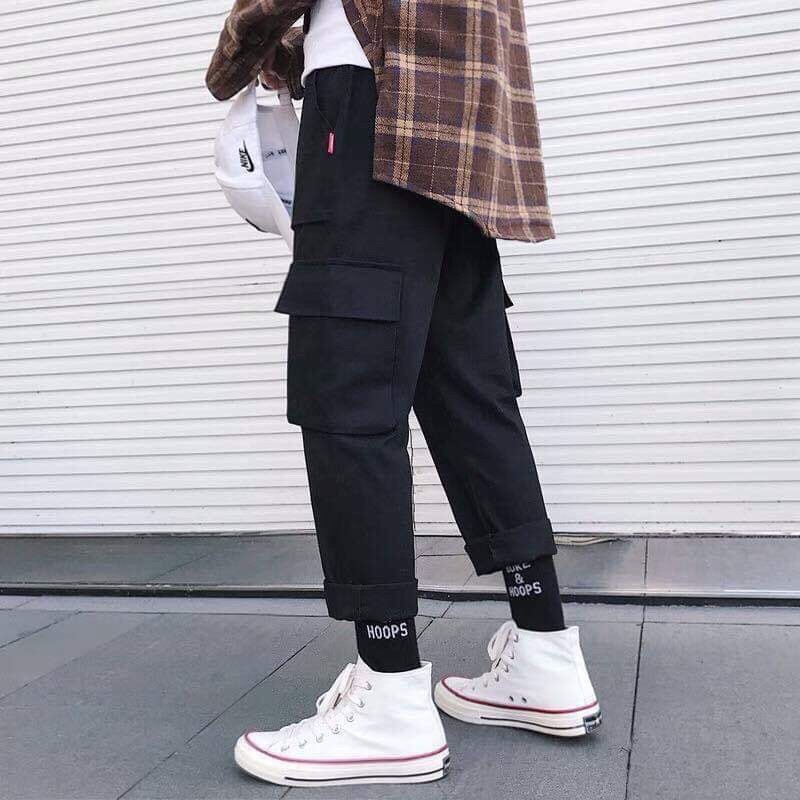 Quần Jogger Nam Nữ Túi Hộp Vải Kaki Chất Xịn Ống Bó Khỏe Khoắn HOT [LQ] | BigBuy360 - bigbuy360.vn