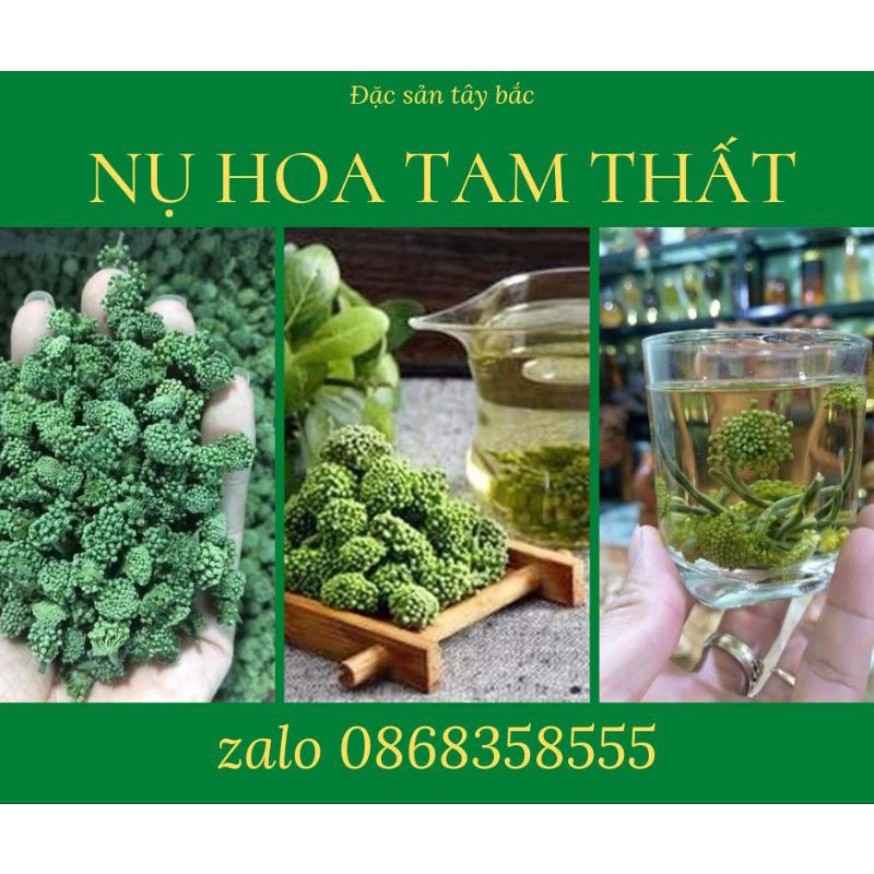 500g nụ hoa tam thất loại 1 xanh nhỏ