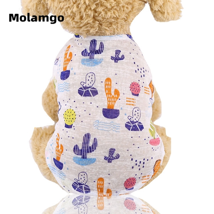 MOLAMGO  Áo cho thú cưng thiết kế in họa tiết hoạt hình dễ thương