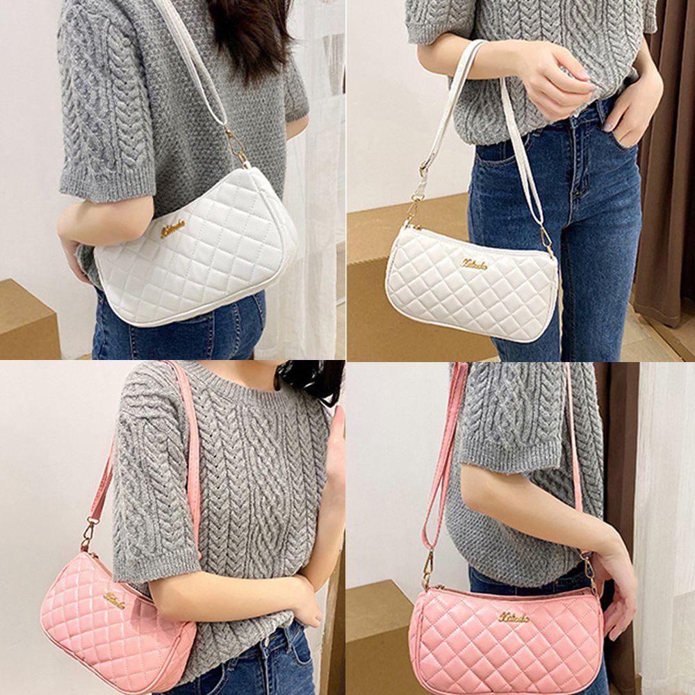 EBINLANDS Túi Xách Kẹp Nách Phối Dây Xích Thời Trang Cho Nữ