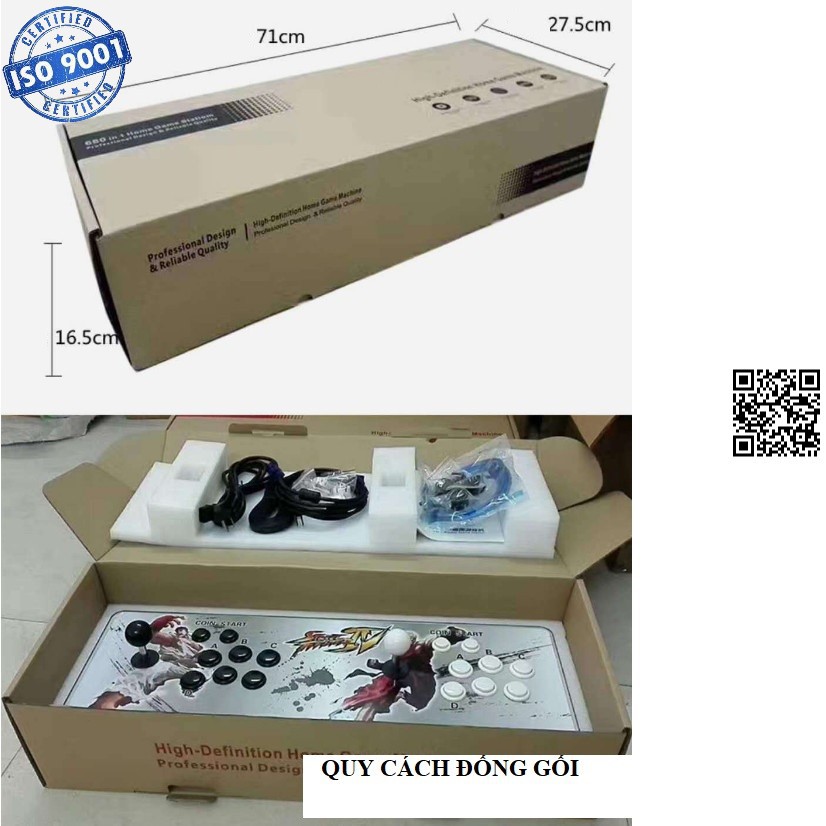 1690 Máy game thùng đôi tích hợp sẵn trò chơi NEOGEO thùng thẻ MAME Arcade