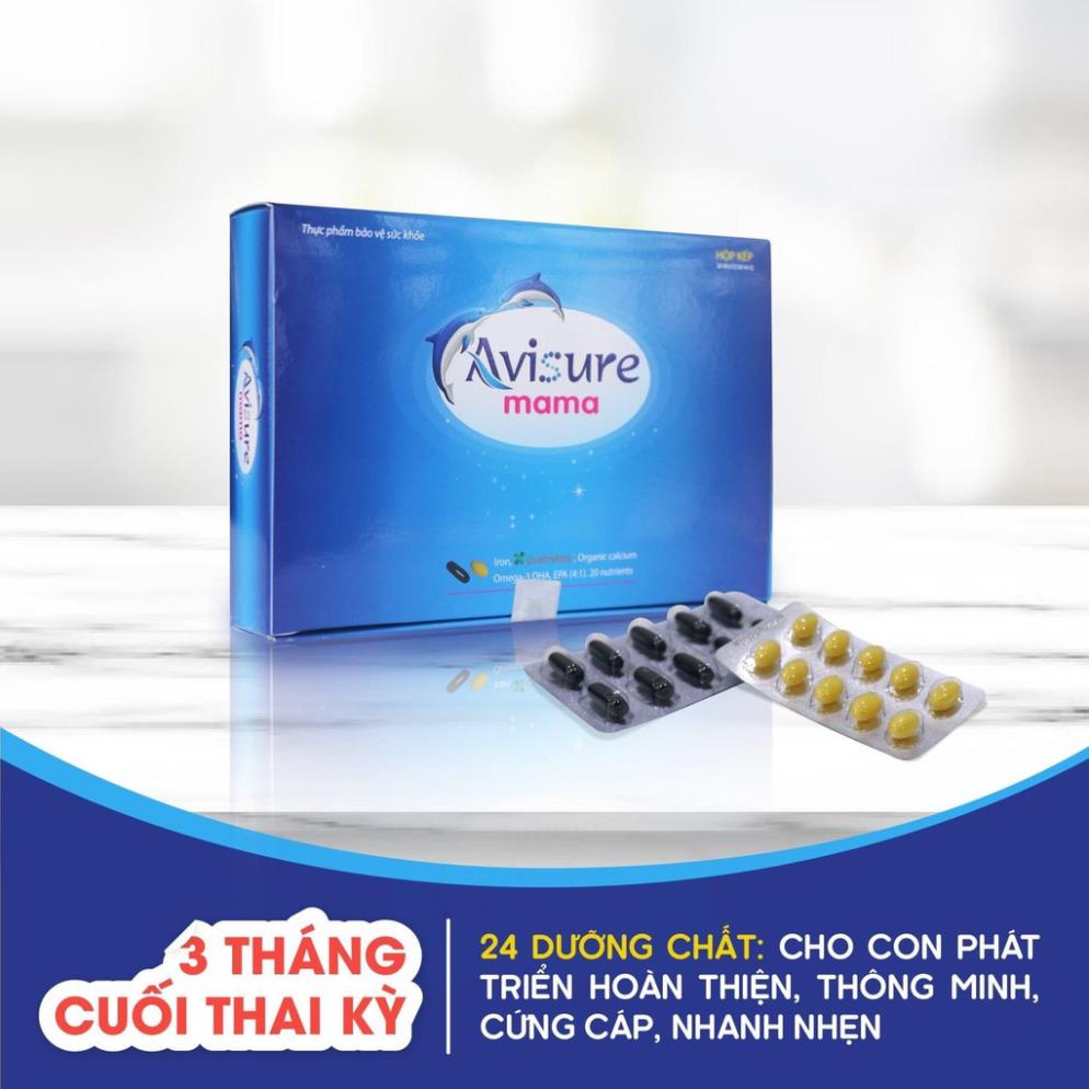 Avisure Mama.Bổ Sung DHA,EPA,Vitamin Và Khoáng Chất Cho Phụ Nữ Mang Thai,Sau Sinh