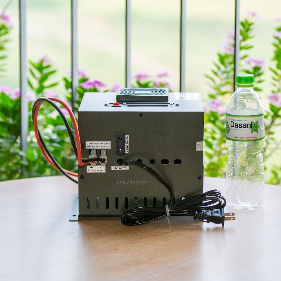 Bộ kích chuyển điện 48V lên 220V Sóng Sine chuẩn kiêm sạc bình ắc quy tự ngắt hàng NHẬT BẢN 1.500VA/1.000W