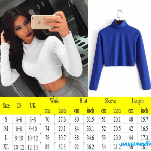 Áo Thun Dài Tay Cổ Lọ Thời Trang Cho Nữ