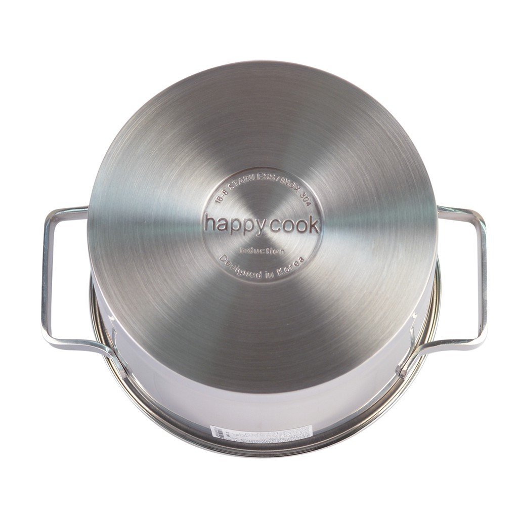 Nồi inox cao cấp 3 đáy Happy Cook Richard Plus 24cm N24-NSP