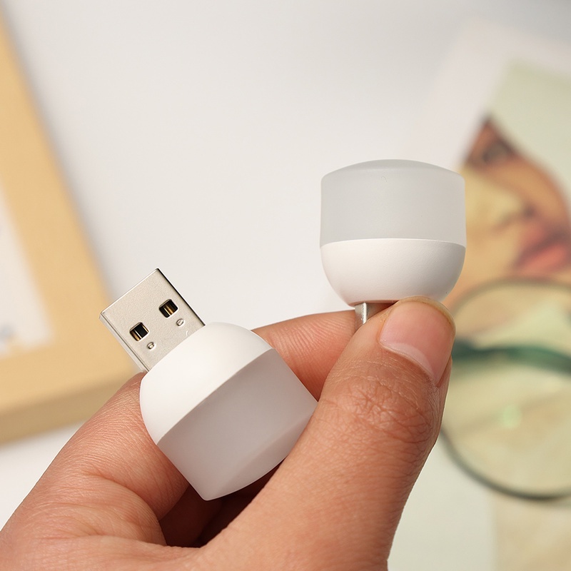 Đèn LED Đọc Sách Bảo Vệ Mắt/Mắt Hình Tròn Nhỏ Gọn Tương Thích Với Điện Thoại Di Động