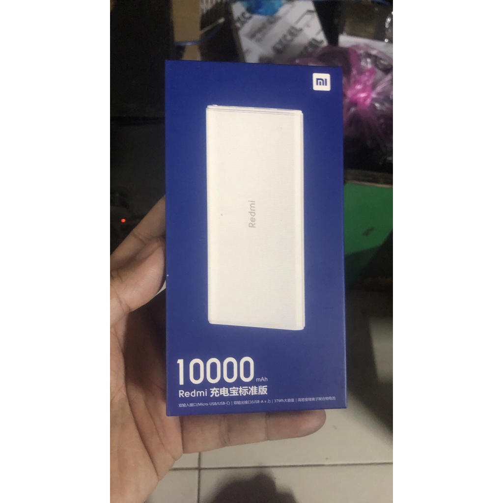 Sạc dự phòng Xiaomi Gen 3 chính hãng 10.000 mAh 2 cổng usb 2a sạc nhanh