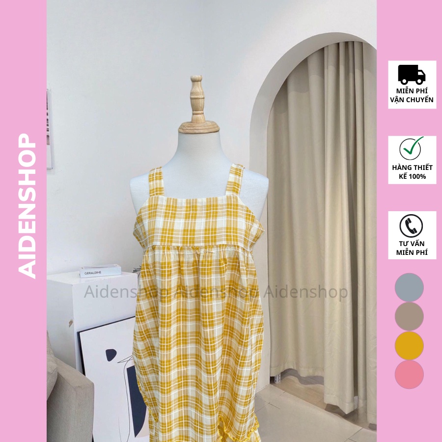 Váy bầu mùa hè xinh Aidenshop đầm bầu thiết kế mặc nhà