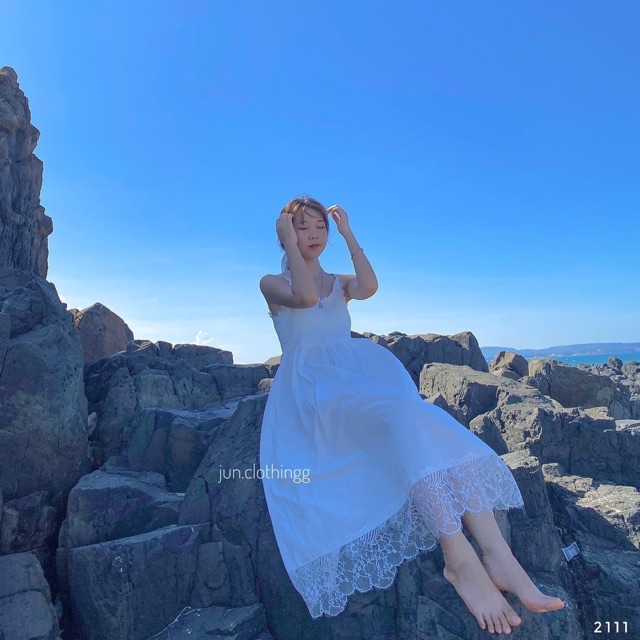 Váy dây ren công chúa 2111