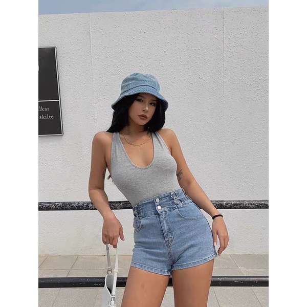 ÁO THUN BA LỖ CỔ SÂU